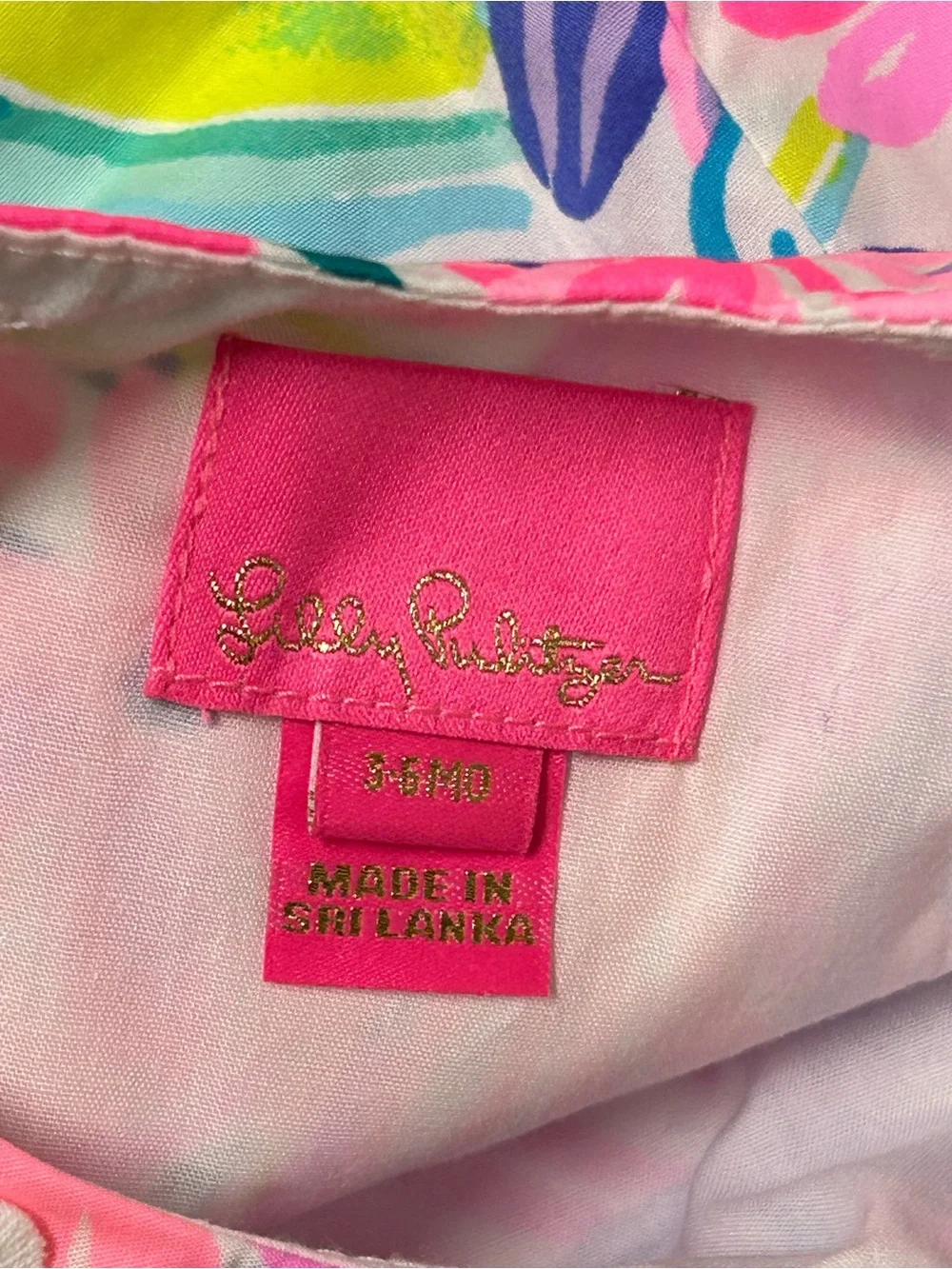 Lilly Pulitzer Infant Shift Dress Bloomers 3-6 Months It Was All A Dream Floral